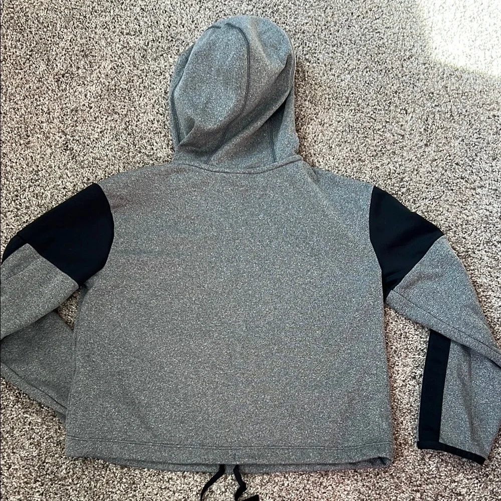 Nike Gray‎ and Black Dri-Fit Hoodie. Girls size L